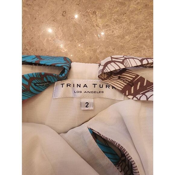 Trina Turk 100%silk halter style floral dress size 2 - Picture 13 of 13